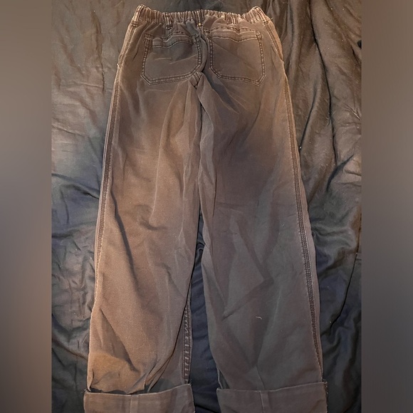 Anthropologie Pilcro Grey High Rise Seamed Darted Straight Leg Jean - Picture 6 of 12